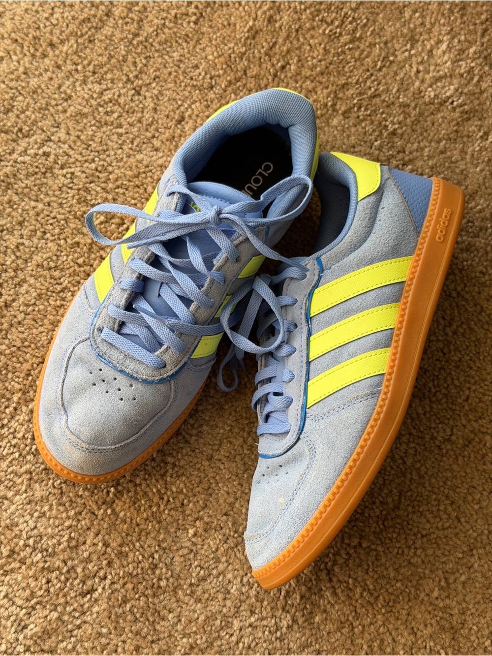 Adidas Cloudfoam Plus Blue & Green Sneaker